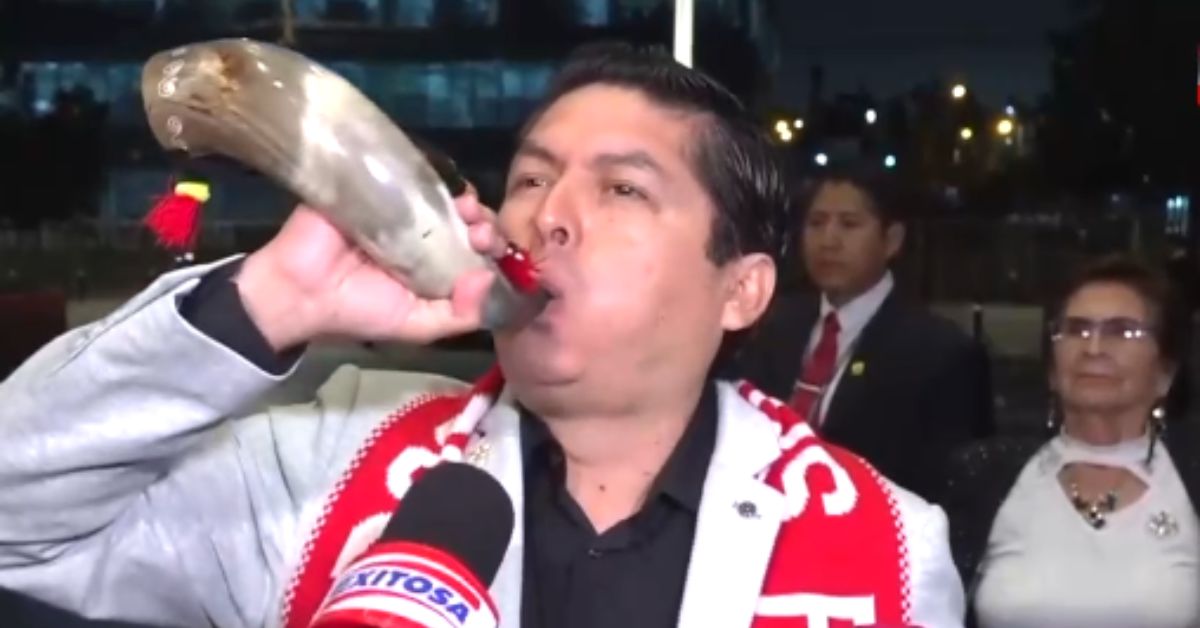Herbert Caller lleva 'pututo' al debate presidencial 2026: ¿Qué es este instrumento y para qué se usaba?