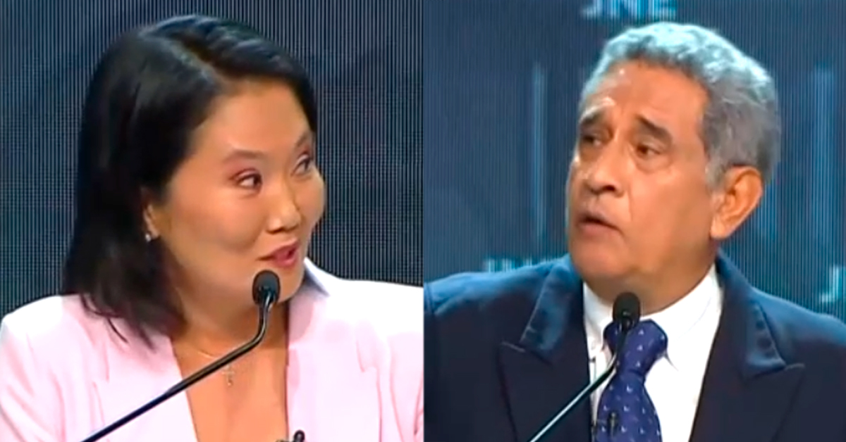 Mesías Guevara arremete contra Keiko Fujimori en el Debate Presidencial: "Yo la voy a papear"