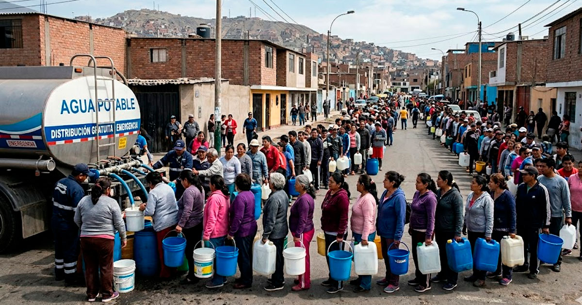 SIN AGUA hasta por 15 horas el 27 de marzo: ¿Qué distritos se verán afectados con el corte del servicio?