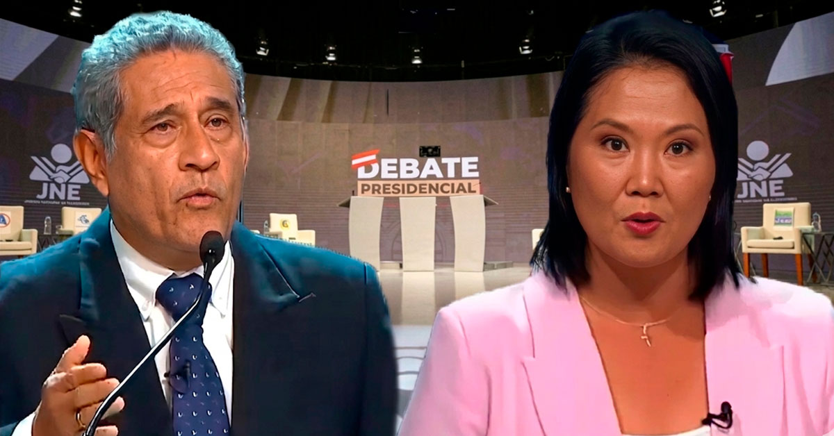 ¿Qué significa 'ghosting' y 'papear'? Expresiones usadas por Keiko Fujimori y Mesías Guevara en el debate