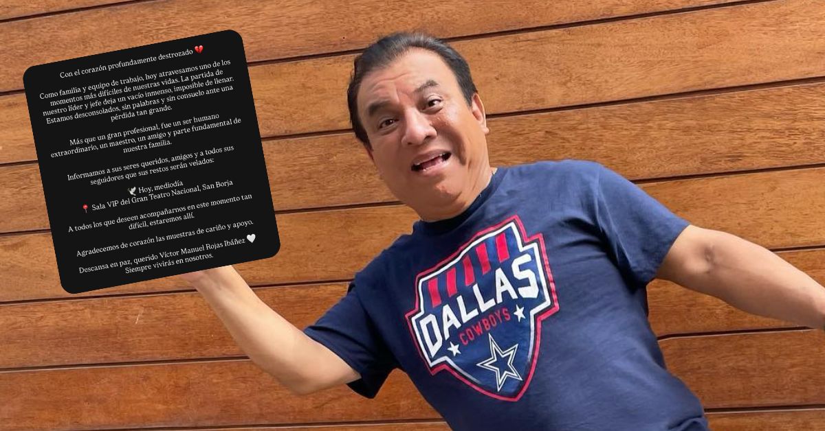 Familia de Manolo Rojas envía emotivo mensaje tras su muerte: 