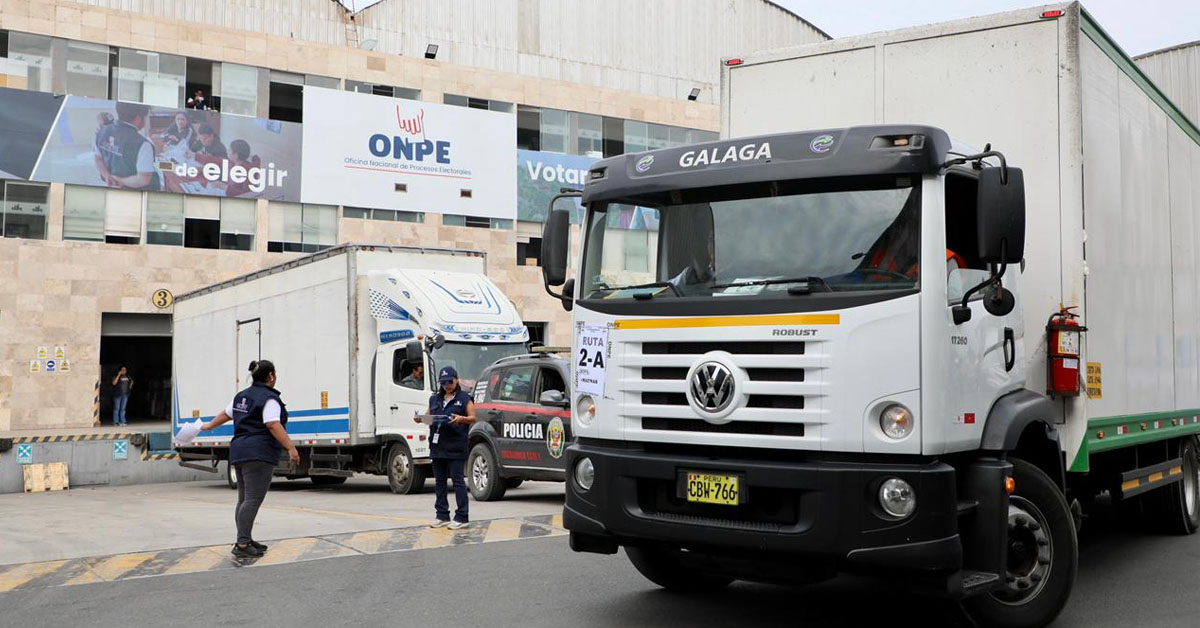 Elecciones generales 2026: ONPE inició traslado del material electoral hacia las regiones del país