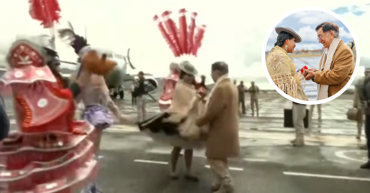 Presidente Balcázar es invitado a bailar Morenada en Puno, pero su personal lo detiene: 