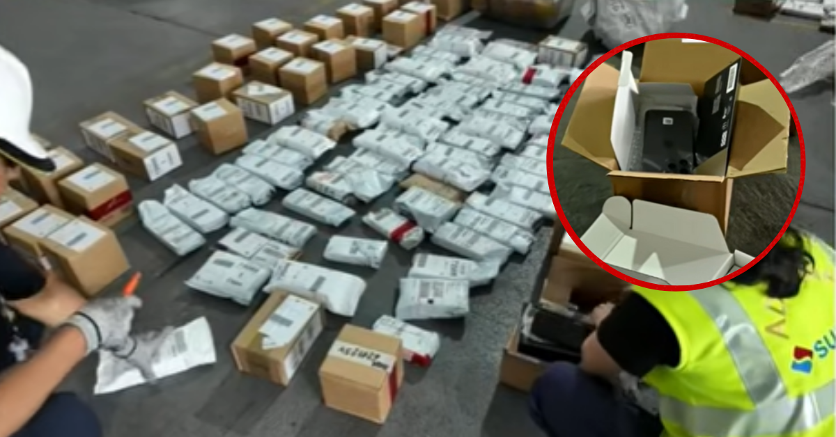 Incautan celulares valorizados en más de S/700 mil importados ilegalmente desde EE.UU.