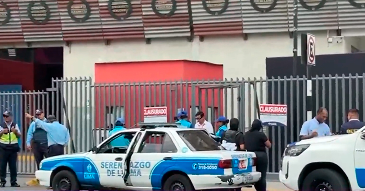 Municipalidad de Lima clausura Estadio Nacional por alteración al 