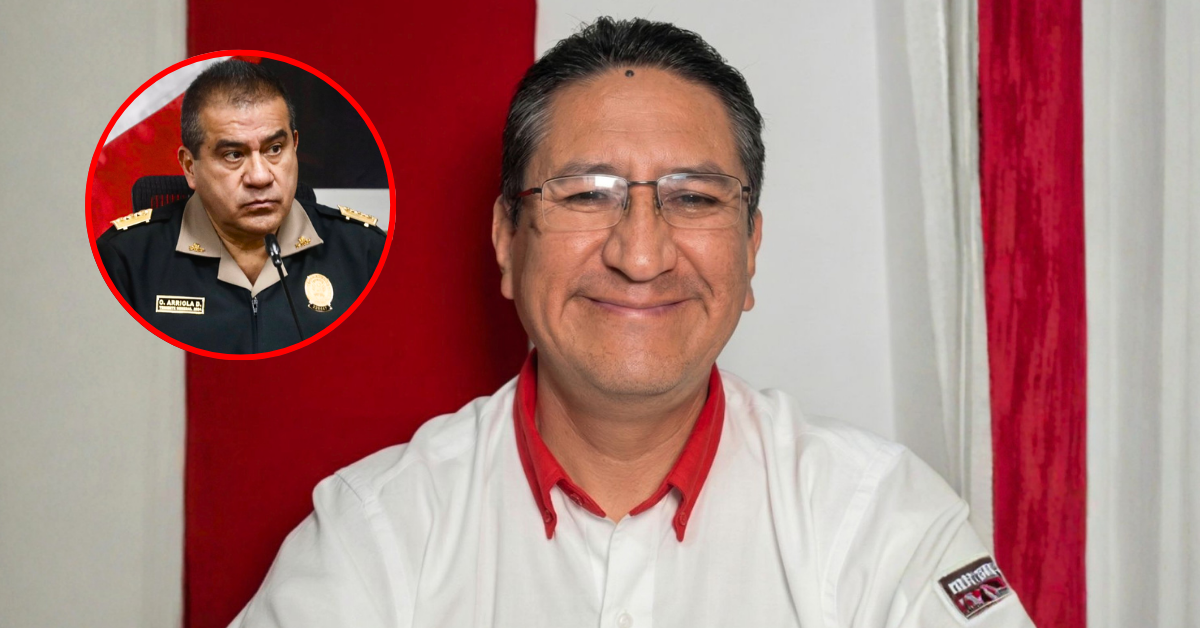 Vladimir Cerrón utilizaría tecnología avanzada para no ser detectado en entrevistas, según jefe PNP Óscar Arriola