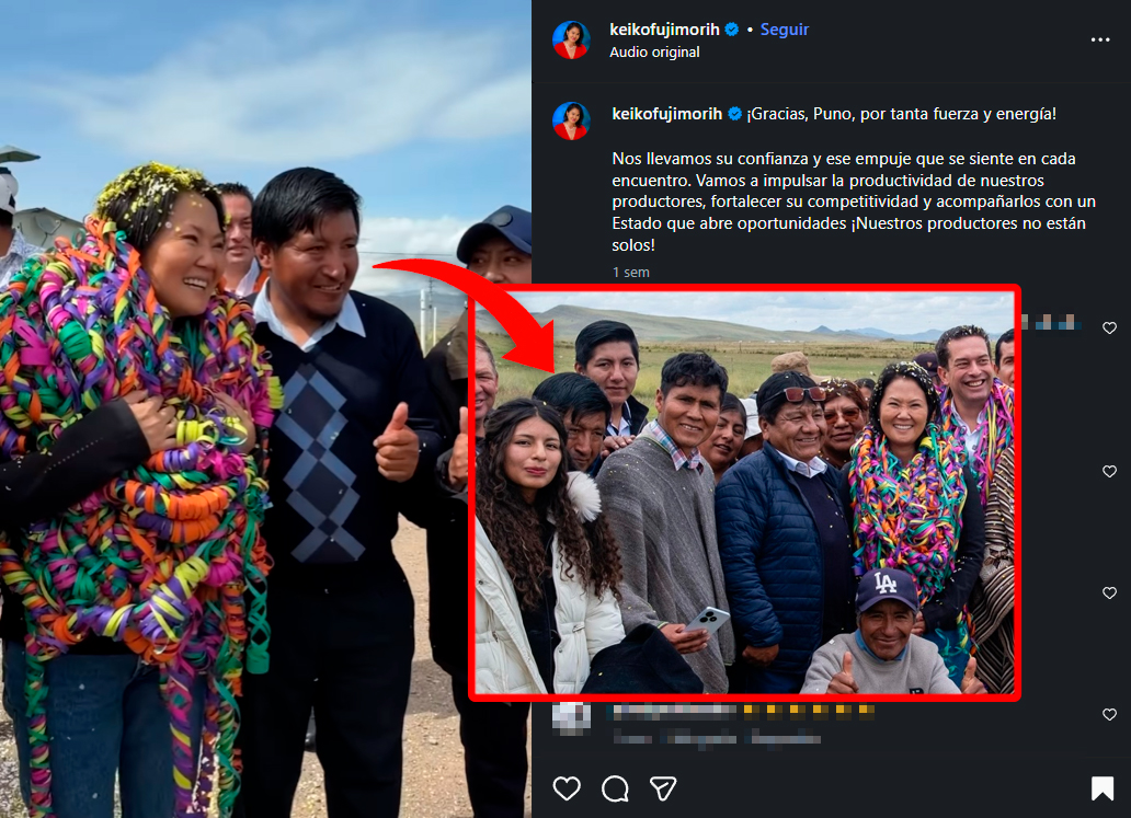 Subprefecto se mostr� cercano con la candidata presidencial en su visita a la regi�n.