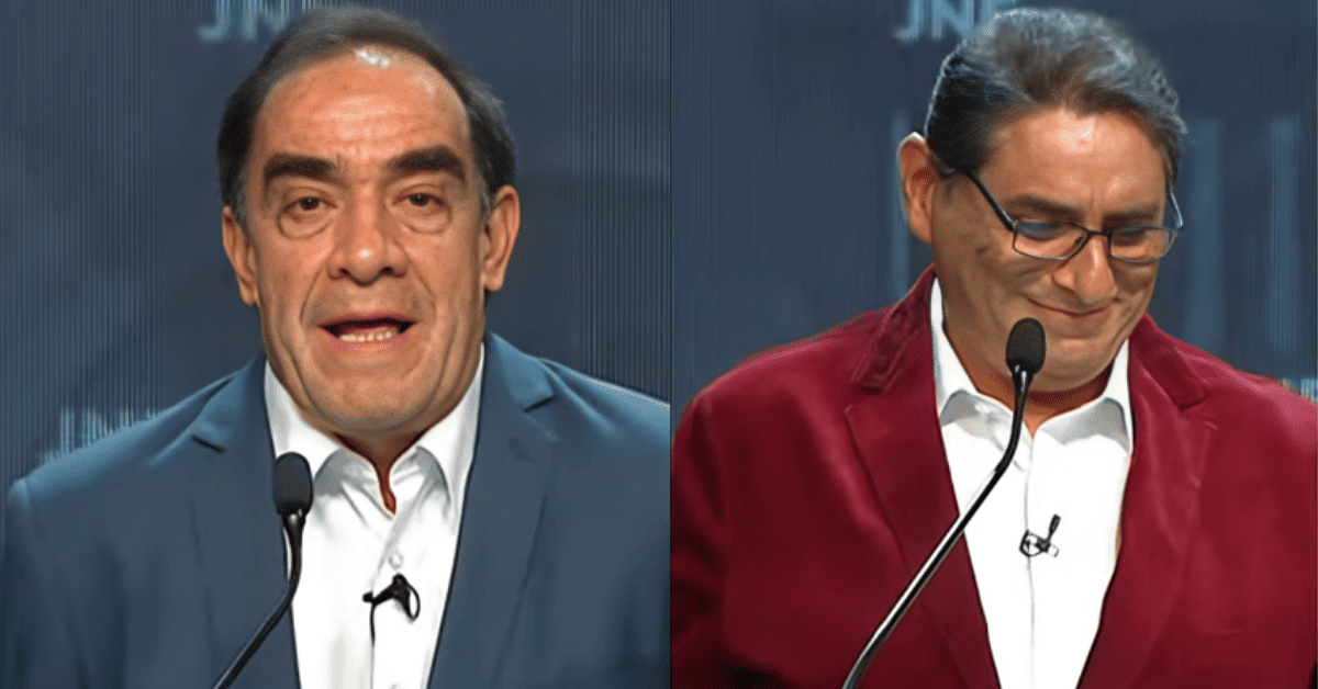 Debate presidencial 2026: Yonhy Lescano carga contra Carlos Álvarez y lo tilda de 
