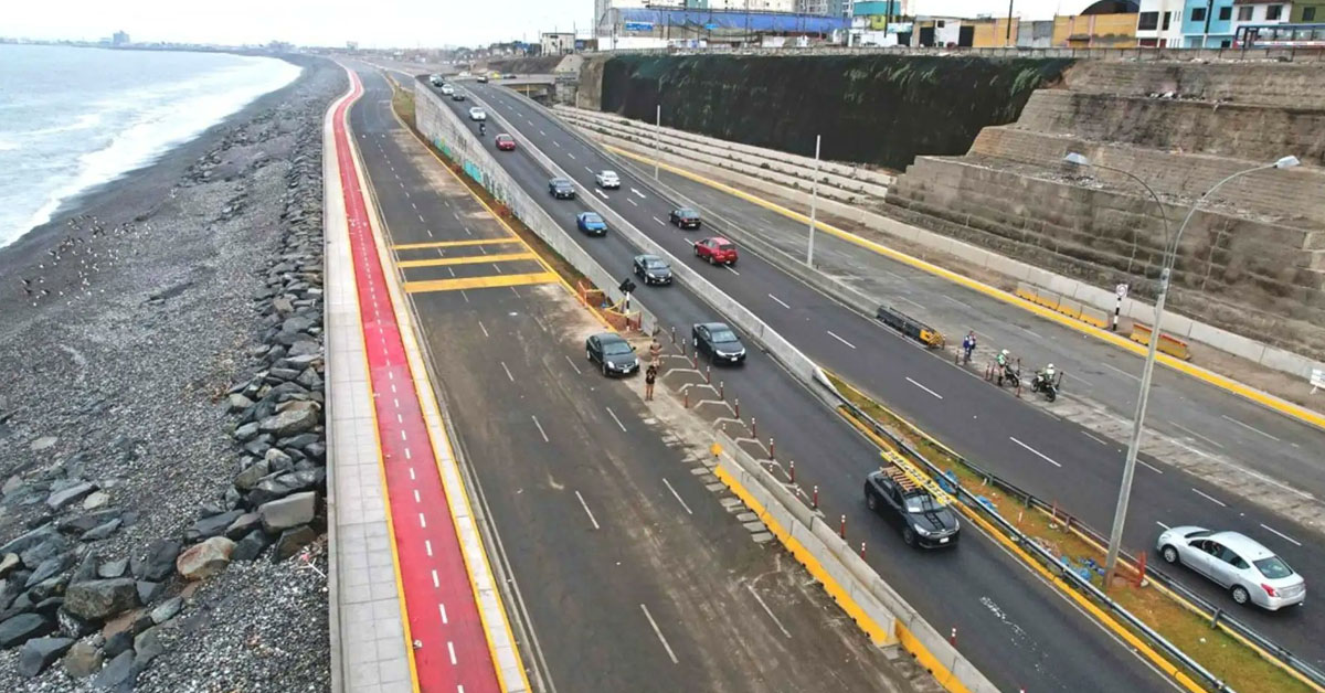 Municipalidad del Callao dispone cierre temporal de un tramo del circuito de playas de la Costa Verde