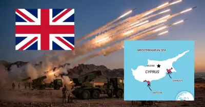 Ir�n ataca bases militares del Reino Unido en la isla de Chipre, en Europa.