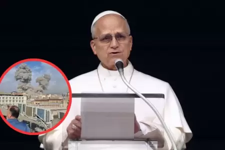 Papa Le�n XIV expresa preocupaci�n por ataques entre EE. UU., Israel e Ir�n