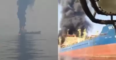 Ir�n ataca petrolero en estrecho de Ormuz