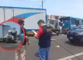 Chofer de cami�n de carga falleci� tras chocar contra un bus de 'Los Chinos' en la Panamericana Norte