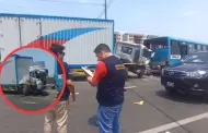 Chofer de cami�n de carga falleci� tras chocar contra un bus de 'Los Chinos' en la Panamericana Norte