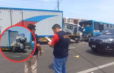 Fatal accidente en la Panamericana Norte