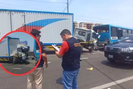 Fatal accidente en la Panamericana Norte