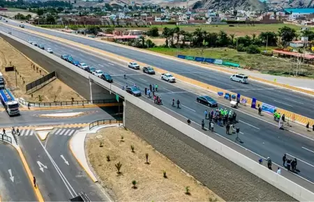 MML ampl�a cambio de sentido vehicular en la Panamericana Sur hasta hoy domingo.