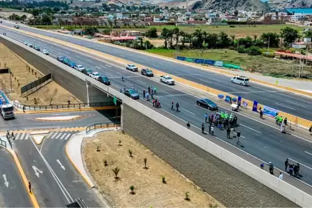 MML ampl�a cambio de sentido vehicular en la Panamericana Sur hasta hoy domingo.