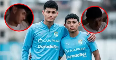 Las im�genes difundidas en redes sociales generaron molestia entre hinchas de Sp