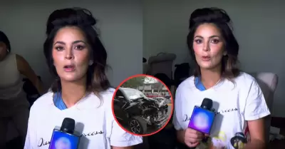 Laura Spoya rechaza investigaci�n tras accidente