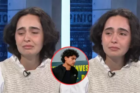 Francesca Montenegro llora tras ser consultada por chats con Adri�n Villar