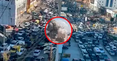 Ciudadanos evacuaron antes el riego de nuevos ataques.