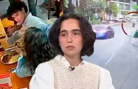 Francesca Montenegro sobre momentos previos al accidente.