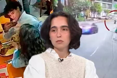 Francesca Montenegro sobre momentos previos al accidente.