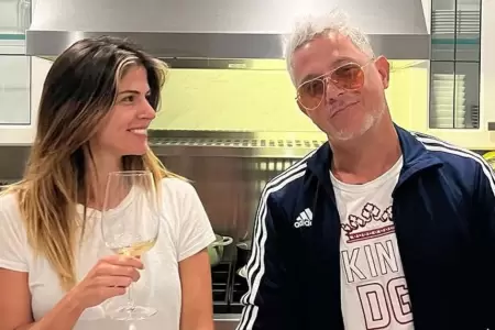 Alejandro Sanz besa a Stephanie Cayo