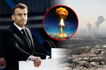 Macron afirma no dudar en usar recursos nucleares de ser necesario.