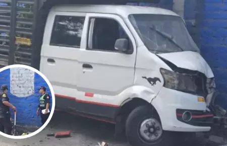 Vigilante muere atropellado por furg�n en La Perla