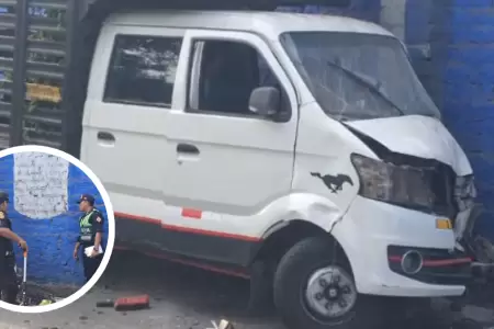 Vigilante muere atropellado por furg�n en La Perla