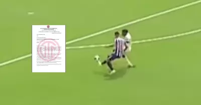 UTC present� reclamo tras pol�mica jugada en favor de Alianza Lima.