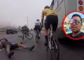 Panamericana Sur: Ciclista es embestido en plena competencia y municipalidad se deslinda