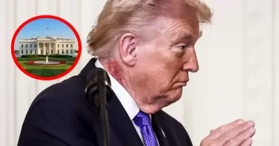 Imagen difundida en redes sociales muestra al presidente de Estados Unidos con u