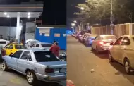 Villa El Salvador: Decenas de autos hacen largas colas en busca de GNV tras fuga en ducto de TGP