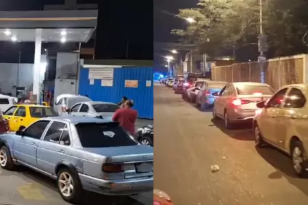 Autos hacen colas en busca de GNV en VES