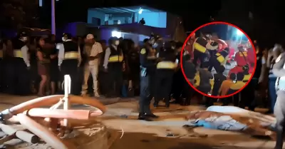 Dos trabajadores fallecieron dentro de buz�n de desag�e en Paita