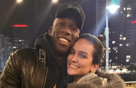 Daniela Darcourt saluda a Luis Adv�ncula por su cumplea�os