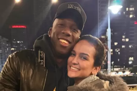 Daniela Darcourt saluda a Luis Adv�ncula por su cumplea�os