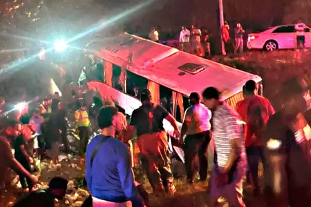 Accidente de autob�s en Rep�blica Dominicana.