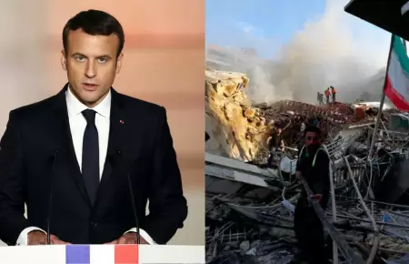 Presidente de Francia, Emmanuel Macron, no lamenta las muertes en Ir�n.