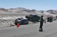 Arequipa: Choque frontal entre camioneta y auto deja un fallecido en la v�a a Cerro Verde