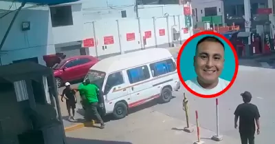 La gresca se desato frente a testigos y la policia aun busca al agresor que huyo