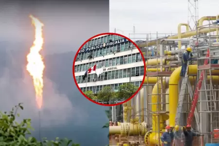 Fiscal�a inici� investigaci�n por fuga de gas natural en Cusco