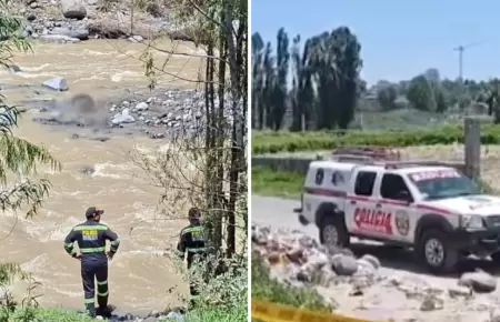 Hallan cuerpo de hombre en r�o Chili en Arequipa