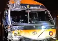 �Tragedia en Comas! M�s de 10 heridos deja accidente de "Anconeros" en la Panamericana Norte