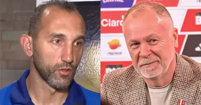 Hern�n Barcos dispuesto a apoyar Mano Menezes en la selecci�n peruana