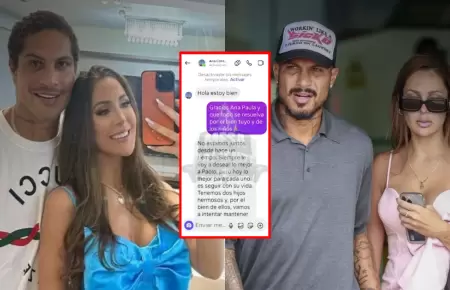 Ana Paula Consorte anuncia RUPTURA DEFINITIVA con Paolo Guerrero