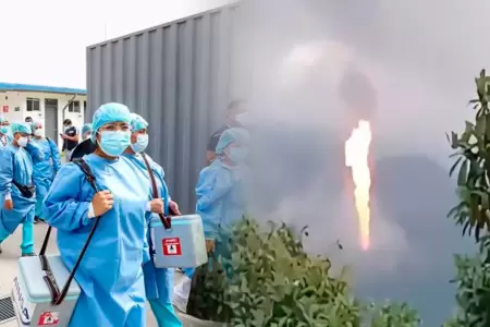 Brigada del Minsa se dirige hacia zona de fuga y deflagraci�n en Cusco